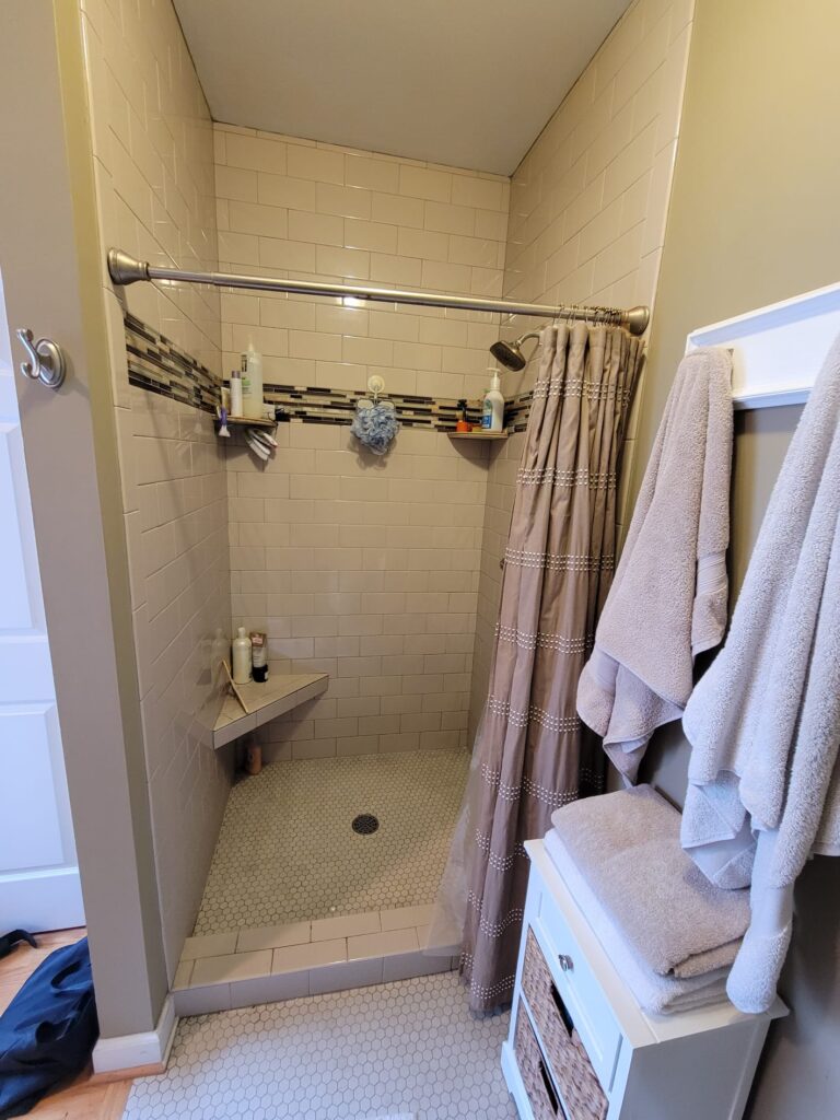 Older shower