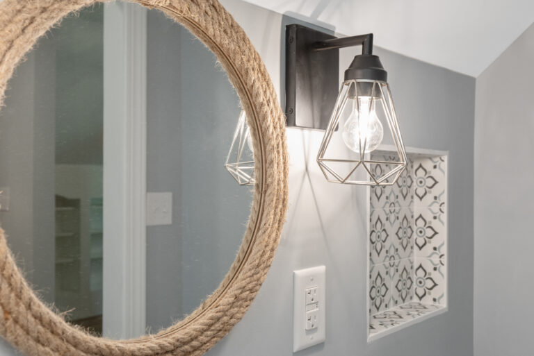 Rustic sconce light