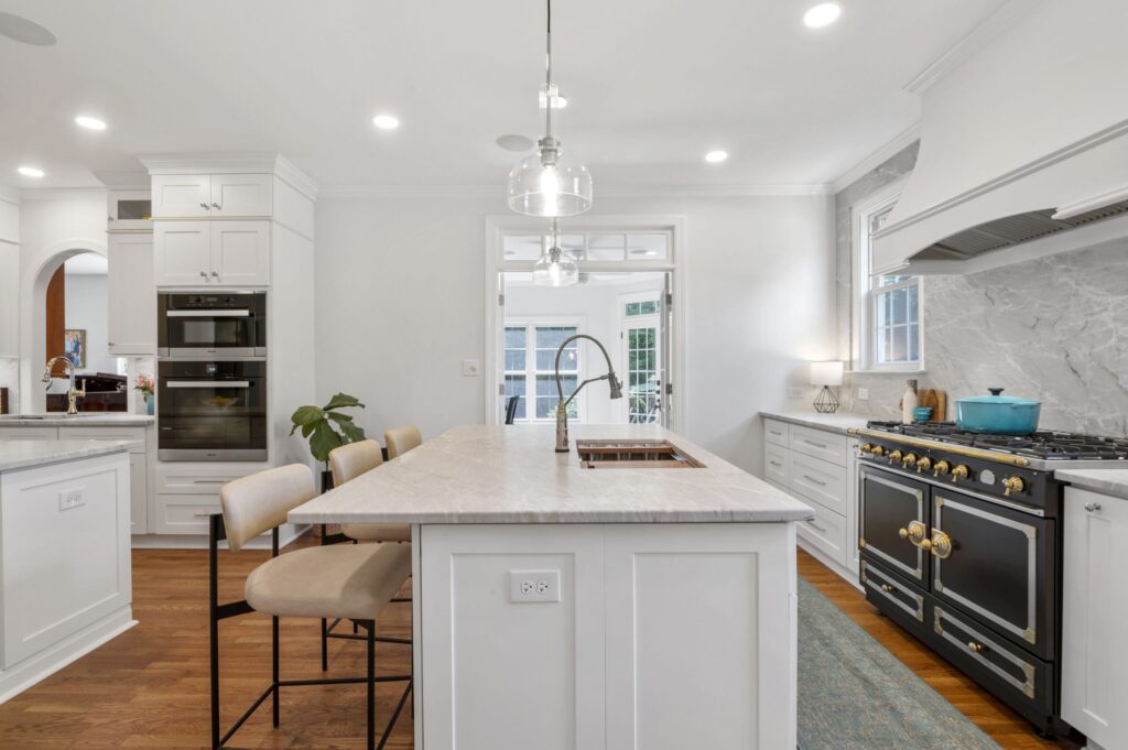 Island and range hood