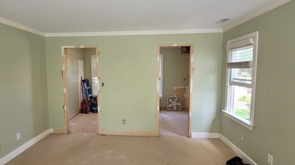 Before bathroom