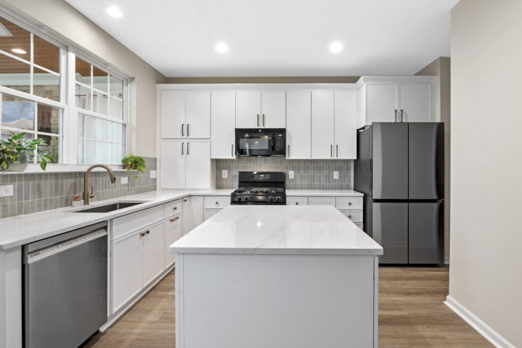 Updated and bright kitchen