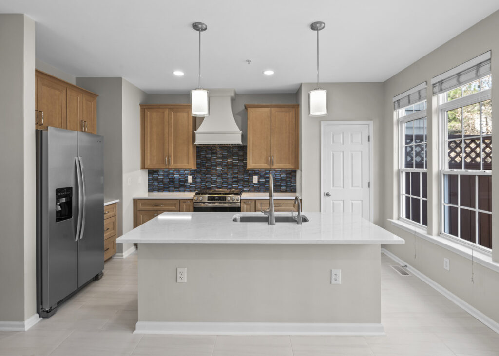 Large kitchen island