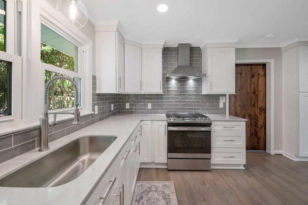 sink and range hood
