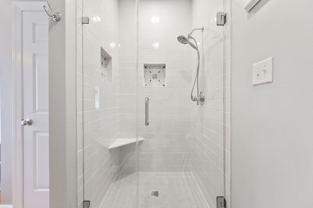 modern shower