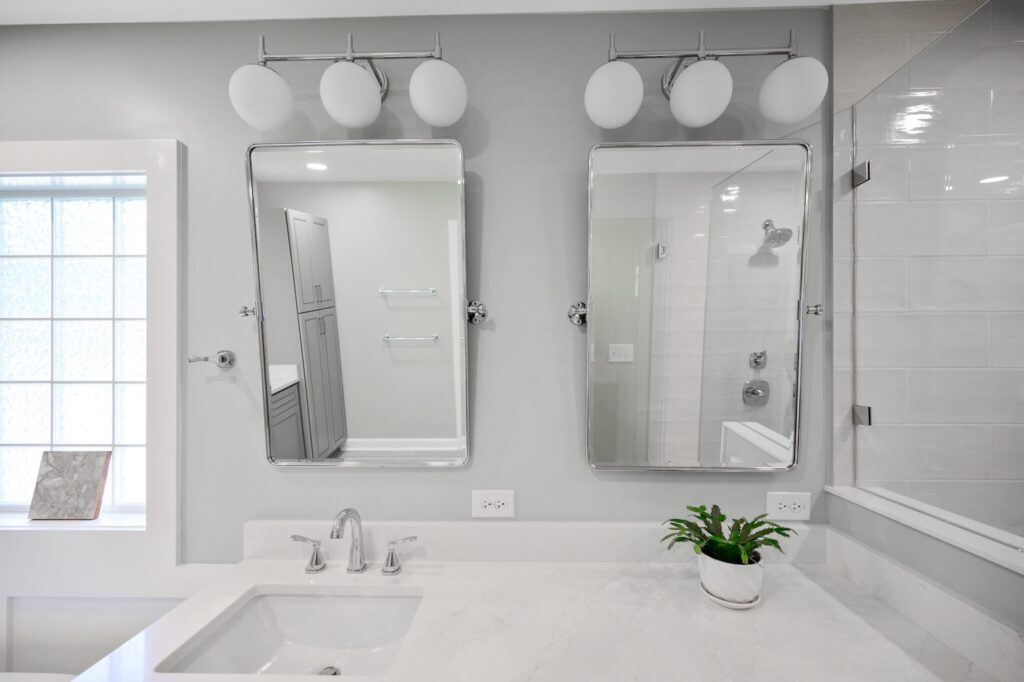vanity and mirror