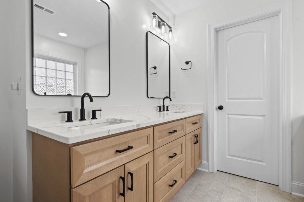 wood vanity