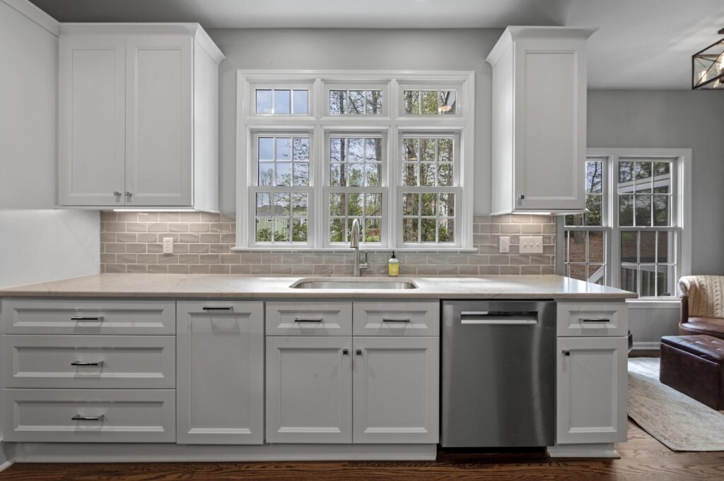 Cabinets with sink
