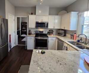 A kitchen before being remodeled