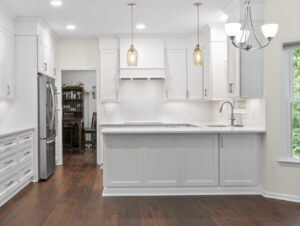 Kitchen remodel showcasing the finished project